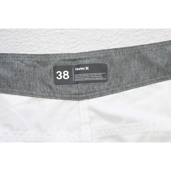 Hurley Board Shorts Athletic White Water Swim Surf Mens Size 38 - Picture 4 of 6